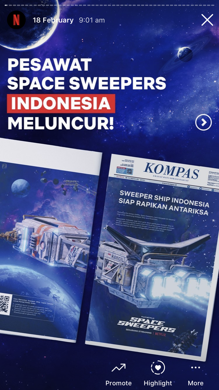 Kompas front page takeover